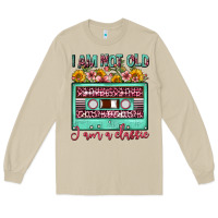 Mushroom i am not old i am a classic sunflower floral casse Long Sleeve Tee - FaDigitalArtStudio