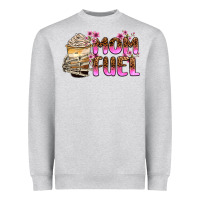Heather Grey mom fuel Heavyweight Sweatshirt - Zillion Design Studio