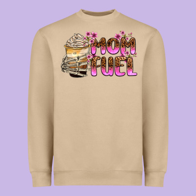 Mom Fuel Heavyweight Sweatshirt Designed By Zillion Design Studio