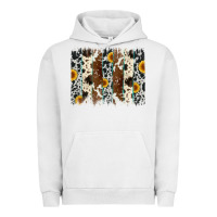 Pigment Lunar Rock sunflower cowhide brush stroke Urban Hoodie - Artiststas