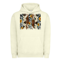 Pigment Pistachio sunflower cowhide brush stroke Urban Hoodie - Artiststas