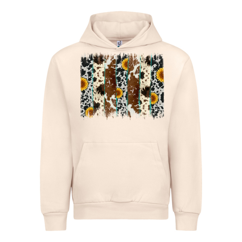 Sunflower Cowhide Brush Stroke Urban Hoodie by Artiststas | Teevron