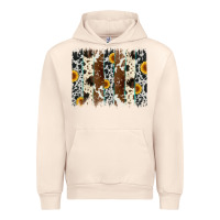 Sandshell sunflower cowhide brush stroke Urban Hoodie - Artiststas