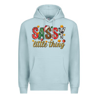 Blue Mist Sassy litte thing Premium Hoodie - NancyCooperArtShop
