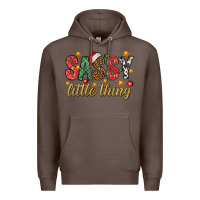 Coffee Sassy litte thing Premium Hoodie - NancyCooperArtShop