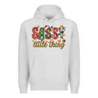 Dove Grey Sassy litte thing Premium Hoodie - NancyCooperArtShop