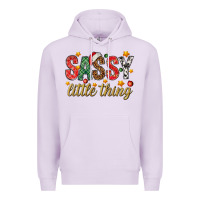 Lilac Sassy litte thing Premium Hoodie - NancyCooperArtShop