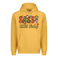 Mustard Sassy litte thing Premium Hoodie - NancyCooperArtShop