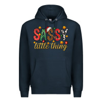 Navy Sassy litte thing Premium Hoodie - NancyCooperArtShop