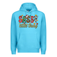 Ocean Blue Sassy litte thing Premium Hoodie - NancyCooperArtShop