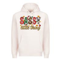 Pale Pink Sassy litte thing Premium Hoodie - NancyCooperArtShop