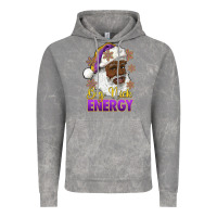 Cloud Rock big nick energy purple and gold afro santa Vintage Hoodie - RanaPortraitStore