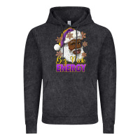 Big Nick Energy Purple And Gold Afro Santa Vintage Hoodie | Teevron