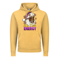 Vintage Mustard big nick energy purple and gold afro santa Vintage Hoodie - RanaPortraitStore
