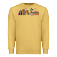 Antique Gold book tropes Premium Sweatshirt - MaliasSmallBusiness