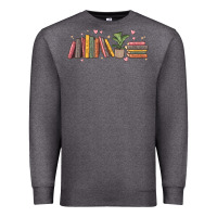 Charcoal Heather book tropes Premium Sweatshirt - MaliasSmallBusiness