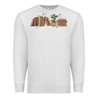 Oatmeal Heather book tropes Premium Sweatshirt - MaliasSmallBusiness