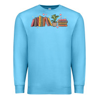 Ocean Blue book tropes Premium Sweatshirt - MaliasSmallBusiness
