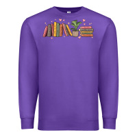 Purple book tropes Premium Sweatshirt - MaliasSmallBusiness