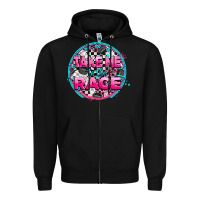 Black take me to the race Zipper Hoodie - AdoDesignShop