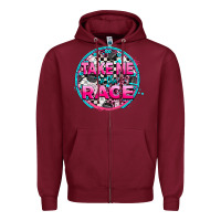Burgundy take me to the race Zipper Hoodie - AdoDesignShop