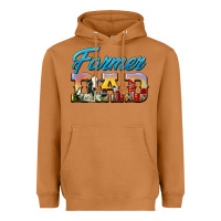 Meerkat Western Farmer Dad Heavyweight Hoodie - LillyAllenDesigns