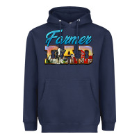 Navy Western Farmer Dad Heavyweight Hoodie - LillyAllenDesigns