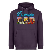 Plum Western Farmer Dad Heavyweight Hoodie - LillyAllenDesigns