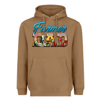Toasted Coconut Western Farmer Dad Heavyweight Hoodie - LillyAllenDesigns