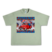 Oil Green american truck 4th of july tumbler Urban Heavy Tee - BarkalooDesign
