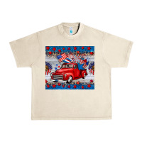 Sandshell american truck 4th of july tumbler Urban Heavy Tee - BarkalooDesign