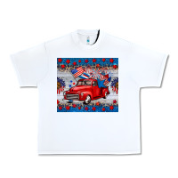 White american truck 4th of july tumbler Urban Heavy Tee - BarkalooDesign