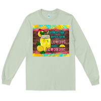 Matcha when life gives you lemons make lemonade Long Sleeve Tee - HRA Design Shop