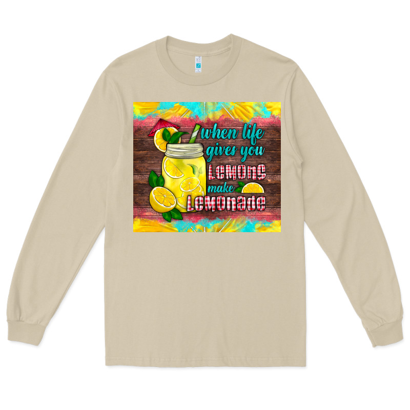 When Life Gives You Lemons Make Lemonade Long Sleeve Tee by HRA Design Shop | Teevron