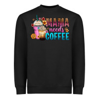 Black mama needs coffee Heavyweight Sweatshirt - Zillion Design Studio