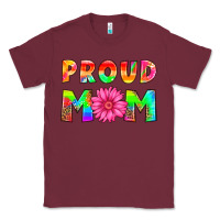 Burgundy proud mom Classic Tee - HRA Design Shop