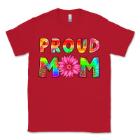 Red proud mom Classic Tee - HRA Design Shop