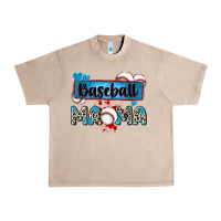 French Oak baseball mama with leopard Urban Heavy Tee - Zillion Design Studio