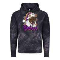 Cloud Black believe purple and gold african american santa Vintage Hoodie - RanaPortraitStore