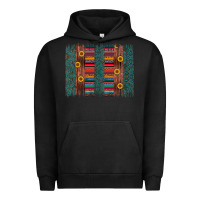 Pigment Black sunflower serape brush stroke Urban Hoodie - Artiststas