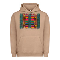 Pigment Burro sunflower serape brush stroke Urban Hoodie - Artiststas