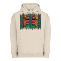 Pigment French Oak sunflower serape brush stroke Urban Hoodie - Artiststas