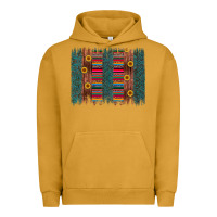 Pigment Peanut Butter sunflower serape brush stroke Urban Hoodie - Artiststas