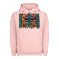 Pigment Salmon sunflower serape brush stroke Urban Hoodie - Artiststas