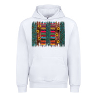White sunflower serape brush stroke Urban Hoodie - Artiststas