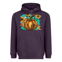 Plum pumpkin western Heavyweight Hoodie - BarkalooDesign