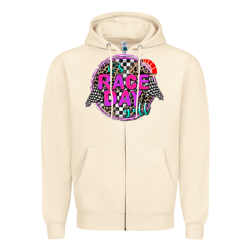 It's Race Day Y'all Zipper Hoodie by AdoDesignShop | Teevron