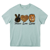 Arona Peace Love Lion Head Heavy Core Tee - LillyAllenDesigns