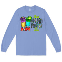 Colony Blue sweet summer time3 Long Sleeve Tee - CowhideDigitalArt