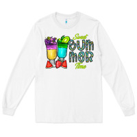 White sweet summer time3 Long Sleeve Tee - CowhideDigitalArt